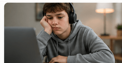 Student feeling disconnected during online learning